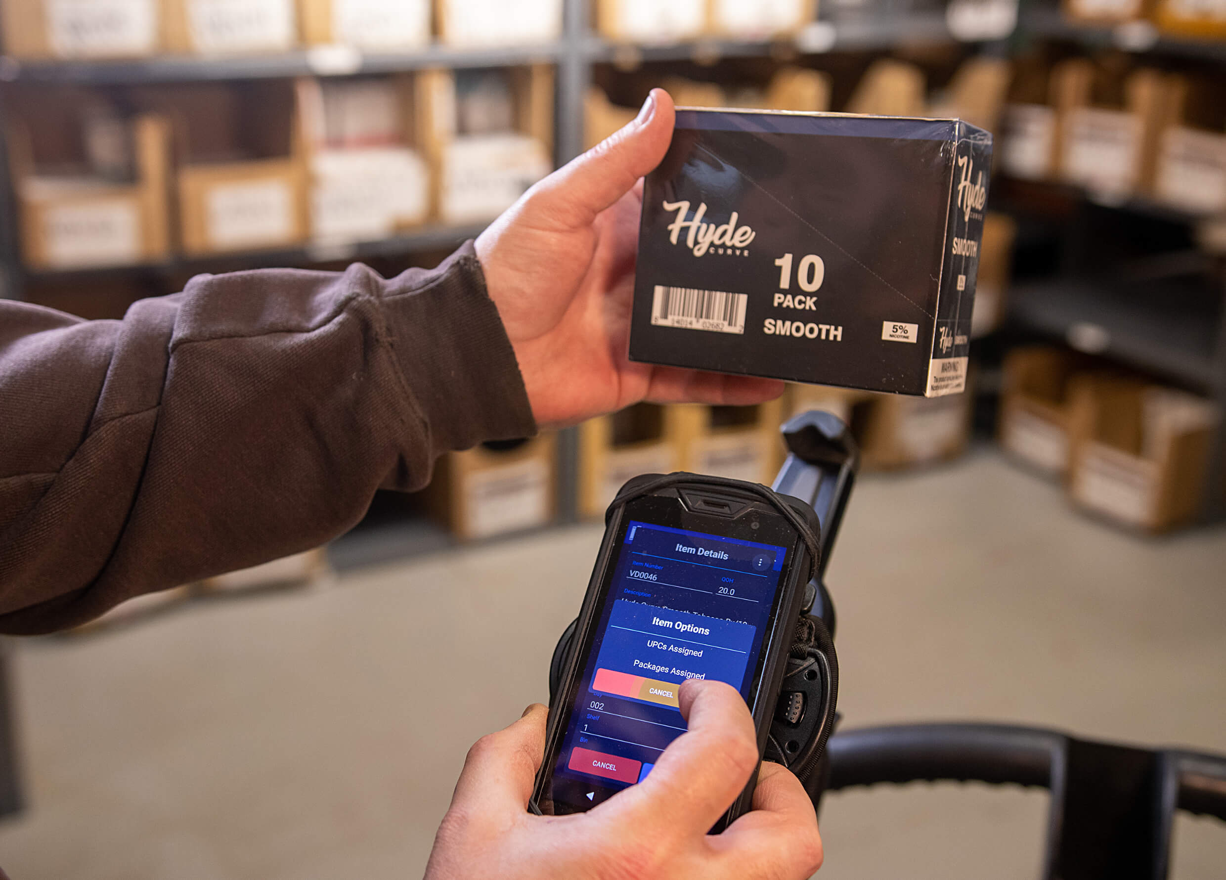 Handheld Scanners for Tobacco Stores