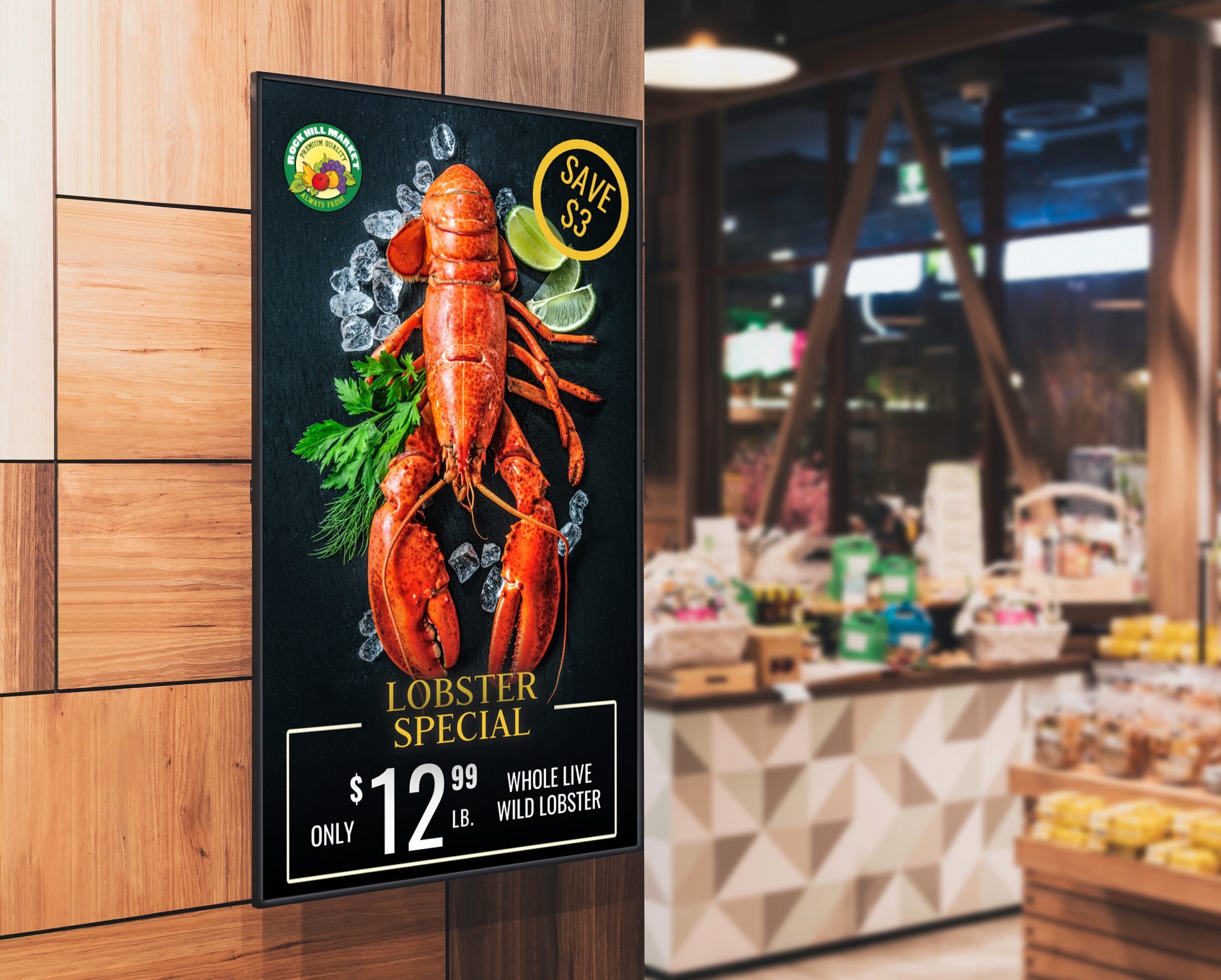 Digital Signage for Supermarkets