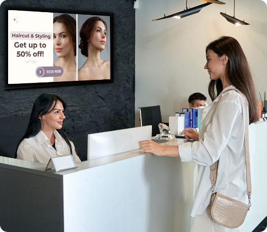 Digital Signage for Salons