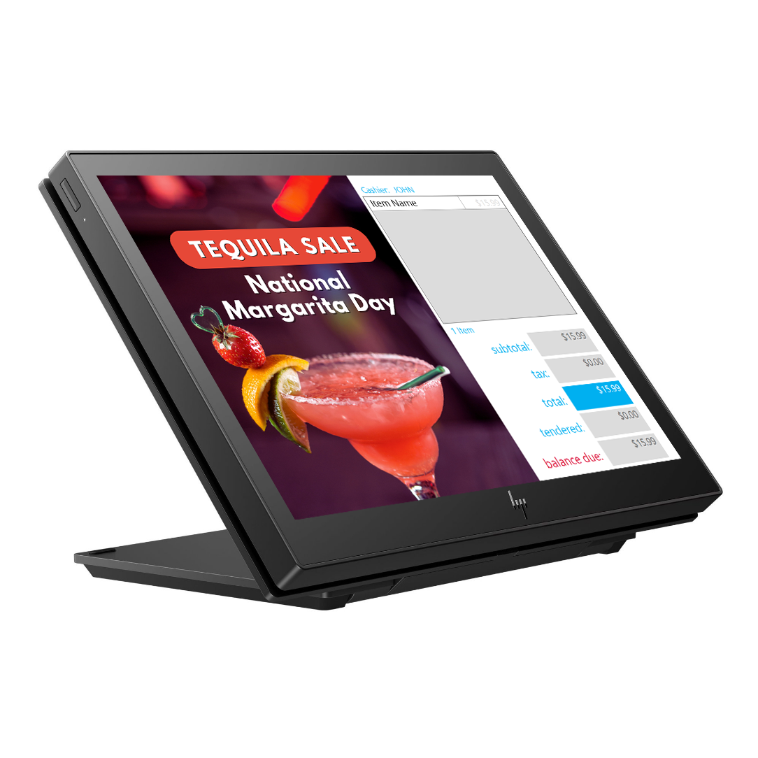 HP Engage 14″ Customer Facing Display w/ Stand