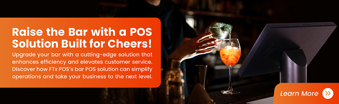 Raise the bar with a POS solution build for cheers 