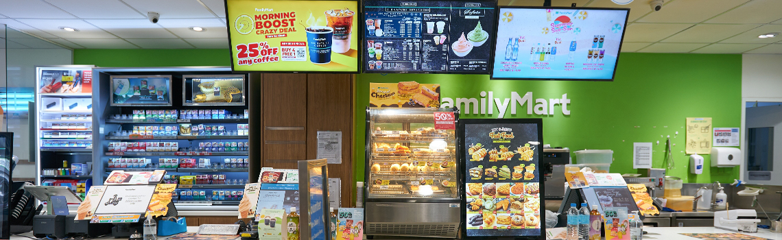 Digital Signage for Convenience Store 