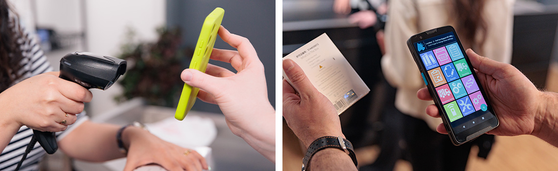barcode scanners and handheld devices for cigarette inventory counts