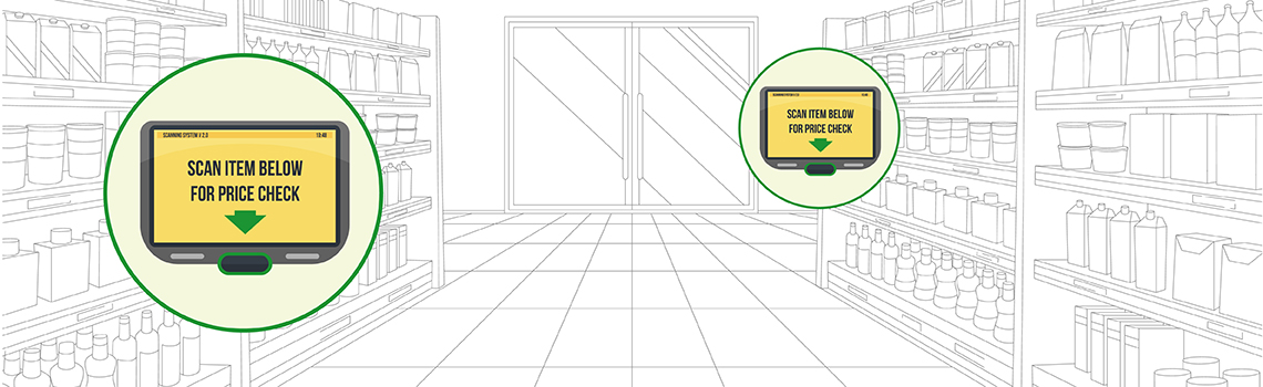 Self-Service Price Checker Stations in Retail 