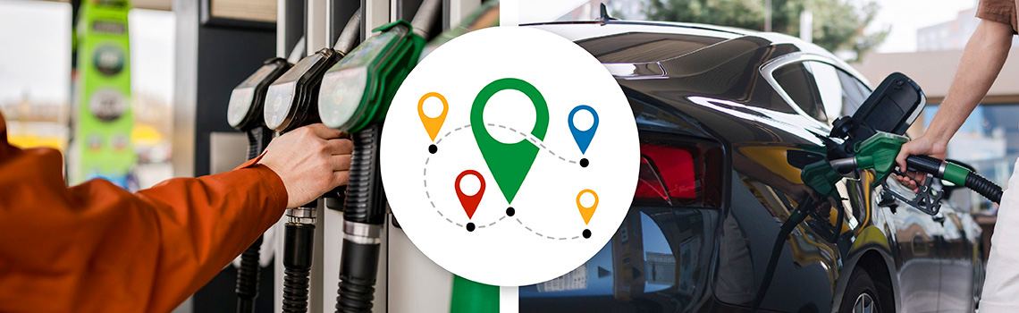 Gas Station Fueling with Smart POS and Fuel Management Technology 