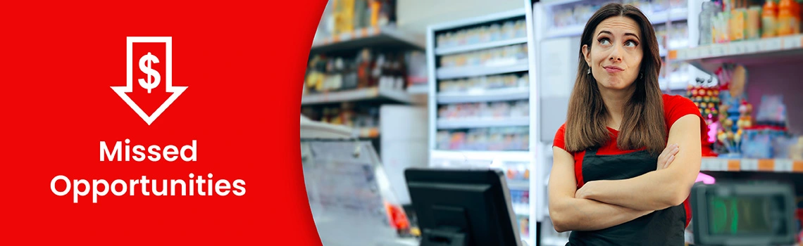 Traditional POS Hardware and Missed Upselling Opportunities